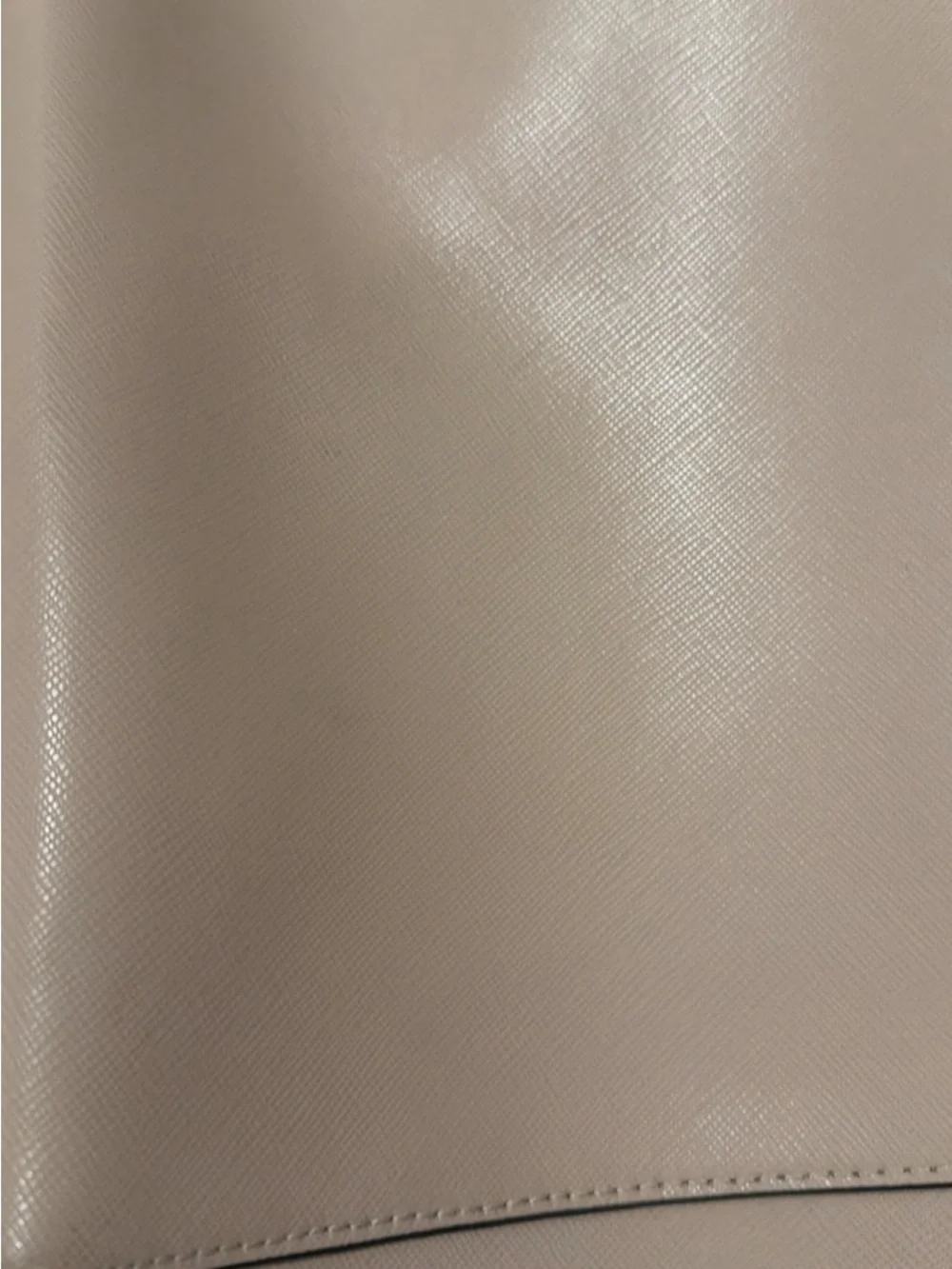 kate spade Two-Tone Beige and White Tote with Black Straps